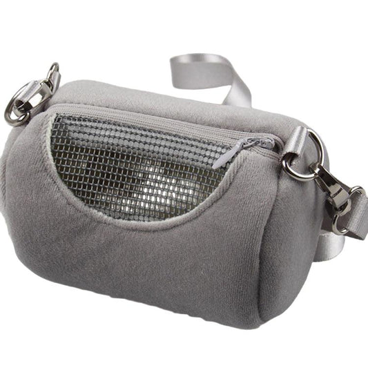 Portable Hamster Cage Backpack with Zipper Pocket