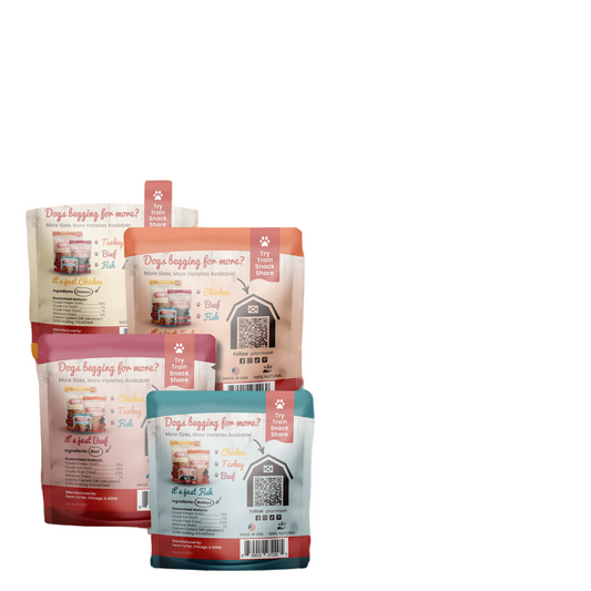 Farm to Pet Snack Pack Dog Treat Sampler - 4 Pack Single Ingredient