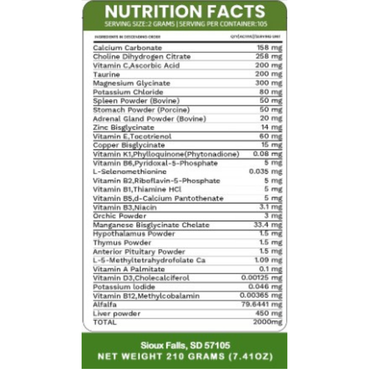 Holistic Total Body Support Multivitamin for Dogs & Cats