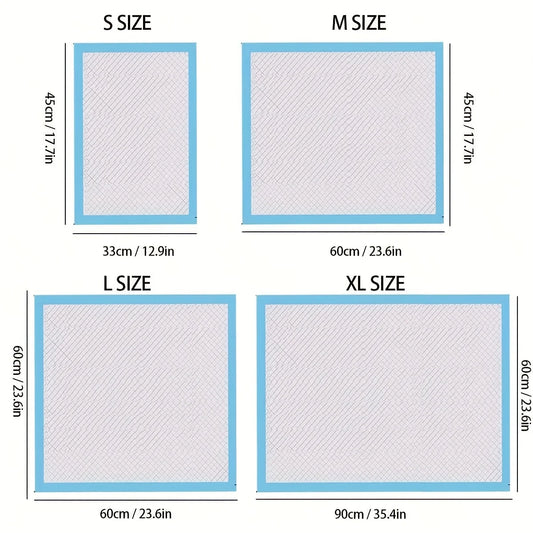 A Pet Pee Pad for Small Pets Like Rabbits, Hamsters, and Guinea Pigs, Disposable Absorbent Deodorizing Thickened Pad