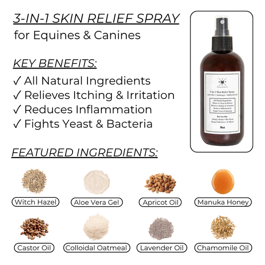 The Hoof & Paw Co. 3-in-1 Skin Relief Spray for Dogs & Horses