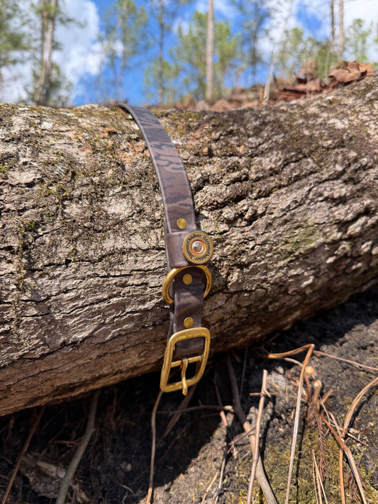 Barrows Biothane Dog Collar - Mossy Oak Bottomland 1" Wide
