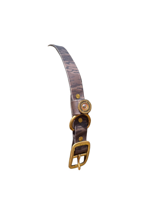 Barrows Biothane Dog Collar - Mossy Oak Bottomland 1" Wide