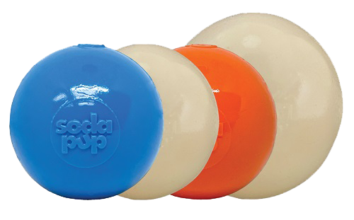 SodaPup Squeak Ball - Durable Floating Rubber Dog Chew Toy