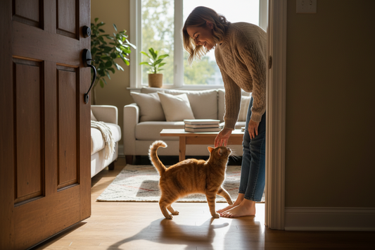 Why Cats Wait for You at the Door — What Your Cat Is Really Saying