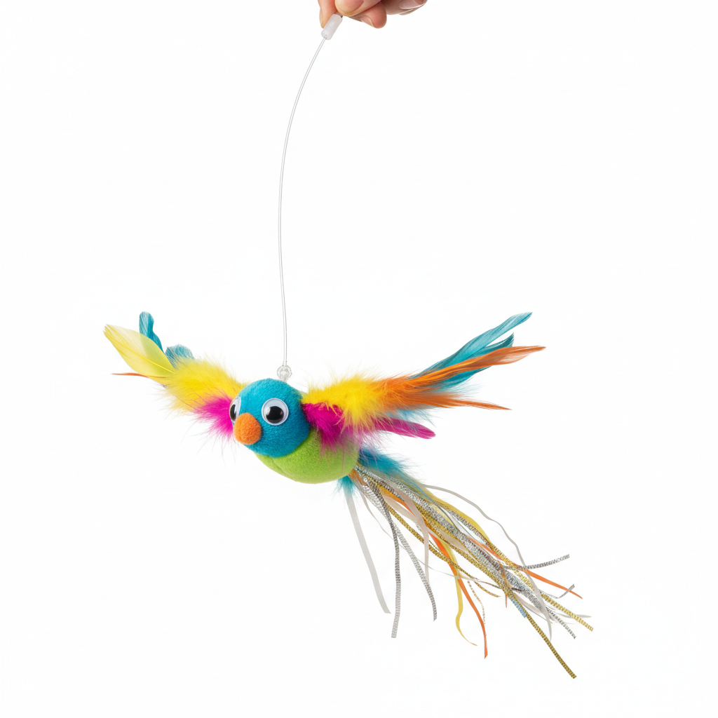 Flying Bird Cat Toy: The Interactive Toy That Brings Out Your Cat’s Natural Hunting Instincts