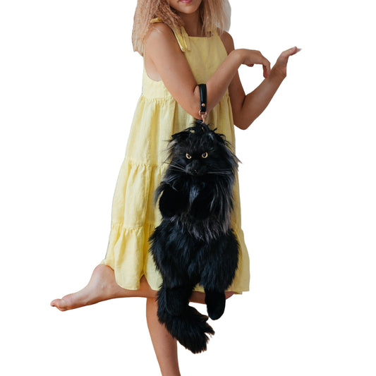Maine Coon Cat Backpack - Realistic Stylish Daypack