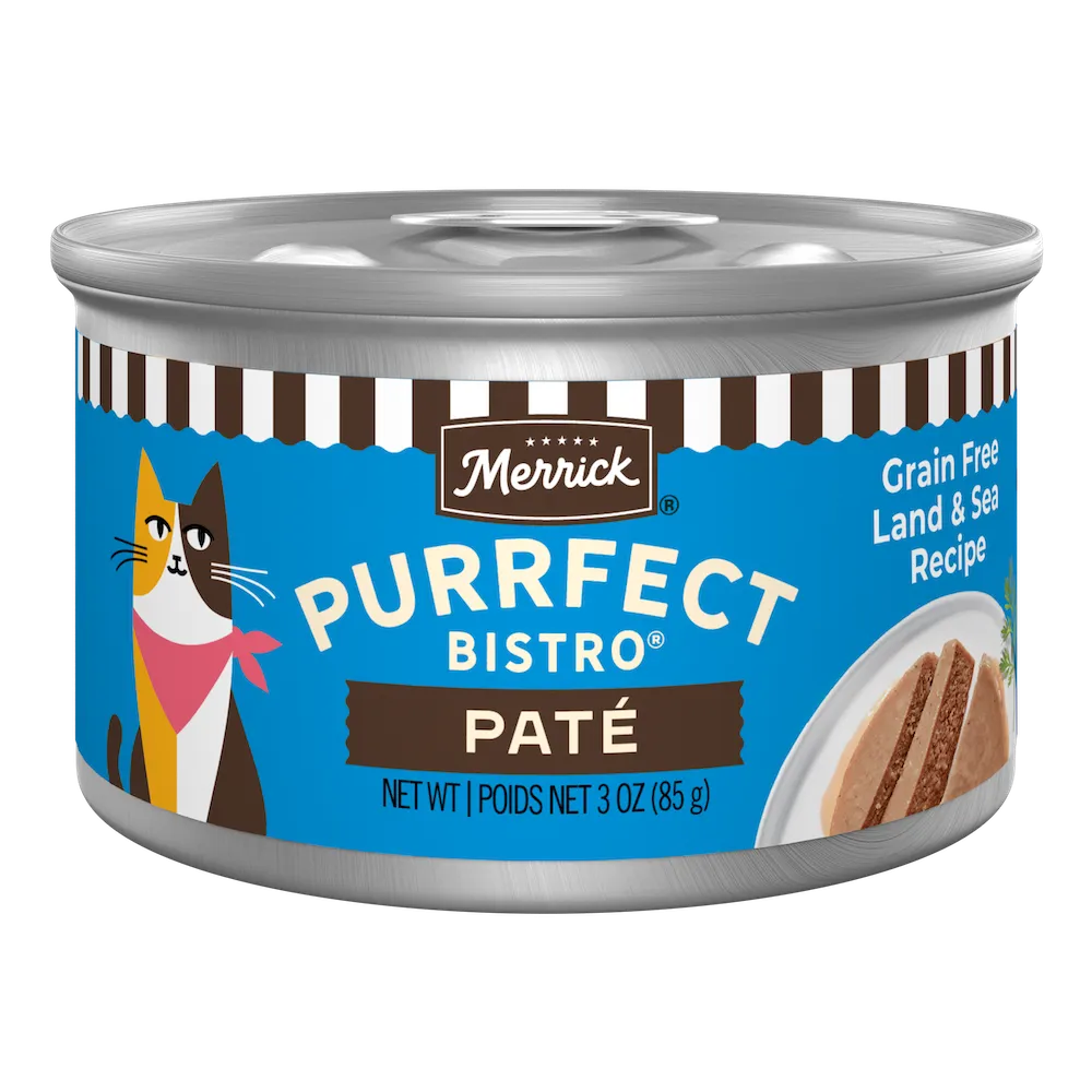 Merrick Purrfect Bistro Grain Free Adult Land & Sea Pate Cat Food