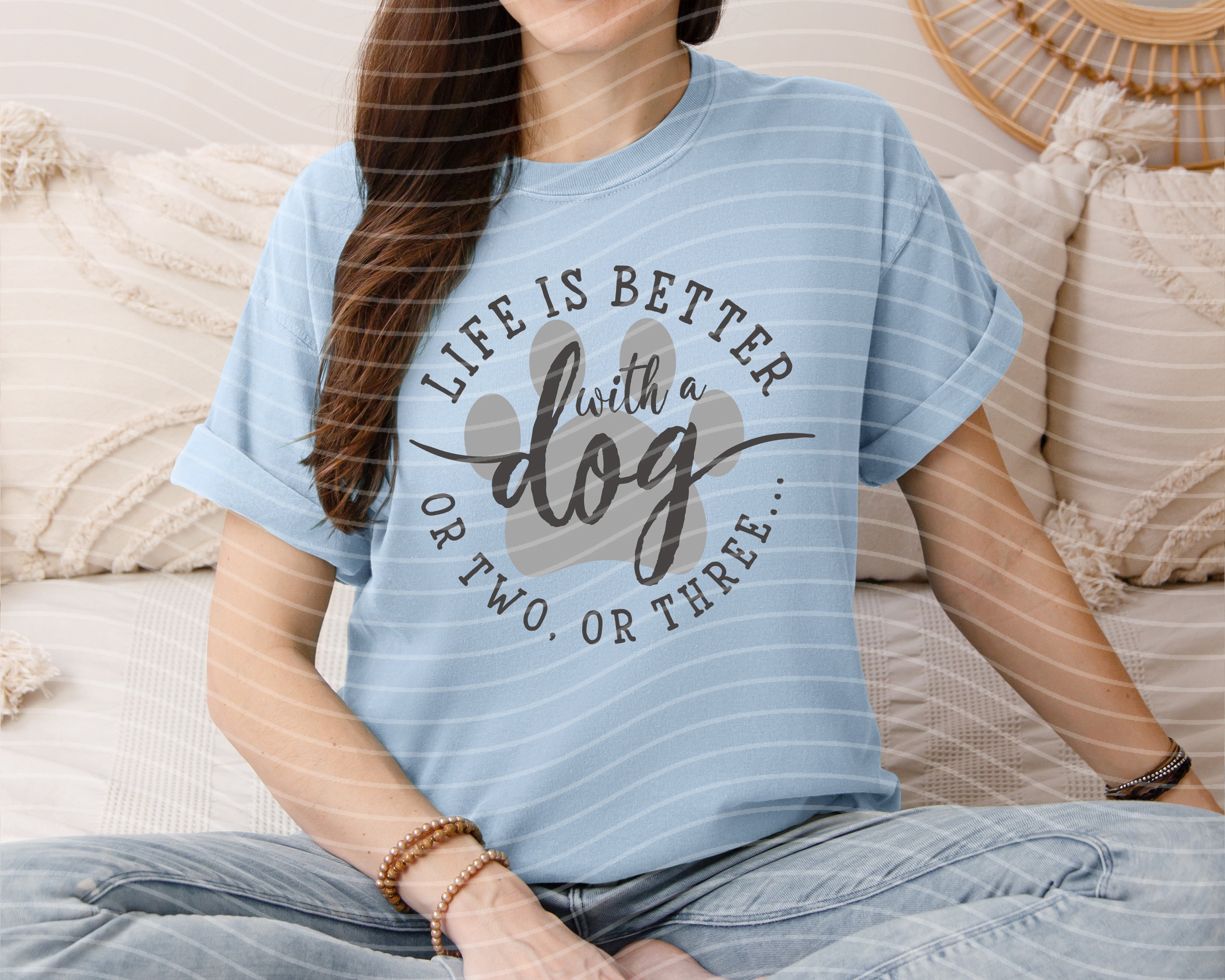 Life is Better With a Dog Graphic Tee