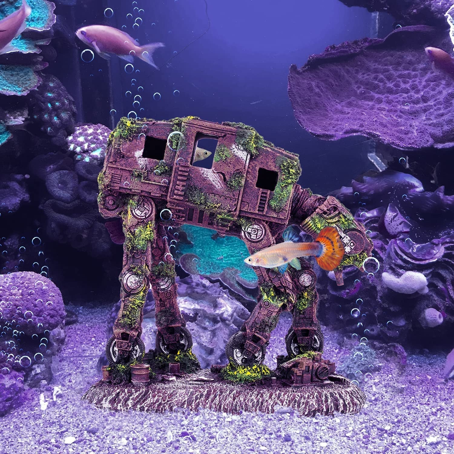 Fish Tank Decorations, Multi Design Optional