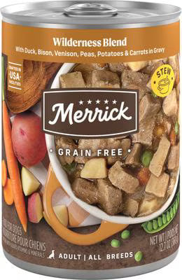 Merrick Grain Free Wilderness Blend Wet Dog Food (12.7oz)