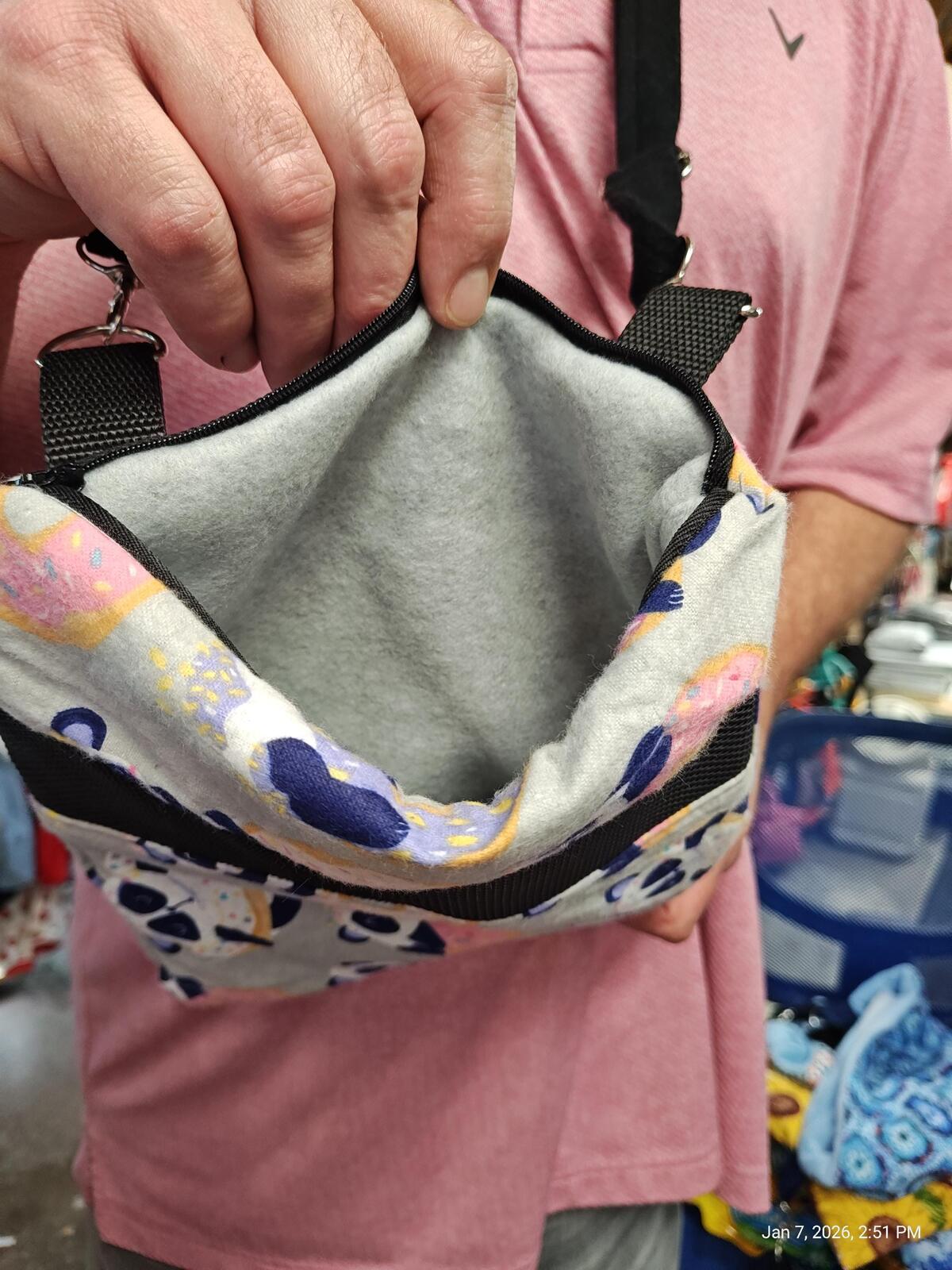 Bonding bags with Mesh, Zipper & Adjustable Strap Machine Washable