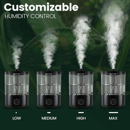 1 Gallon Reptile Humidifier Fogger Adjustable Mist Terrarium
