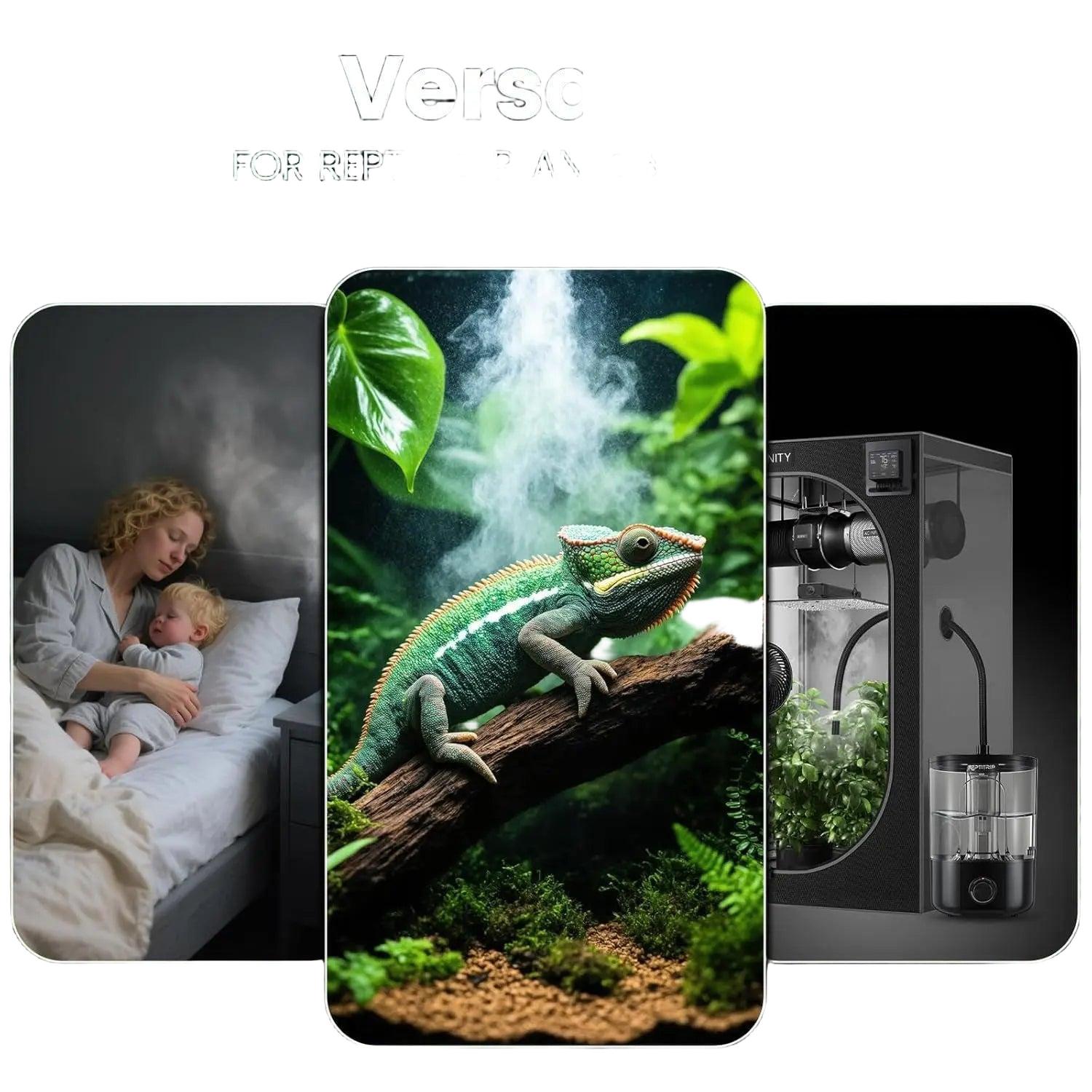 Wags & Whiskers 1 Gallon Reptile Humidifier - Ultrasonic Fogger