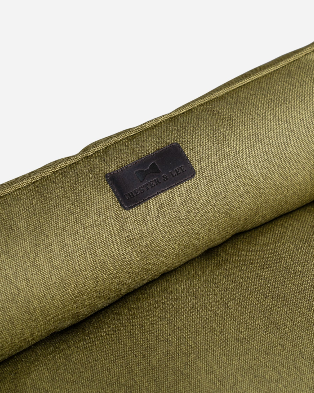 Chester & Lee | Cotton Sleeper Dog Bed Olive