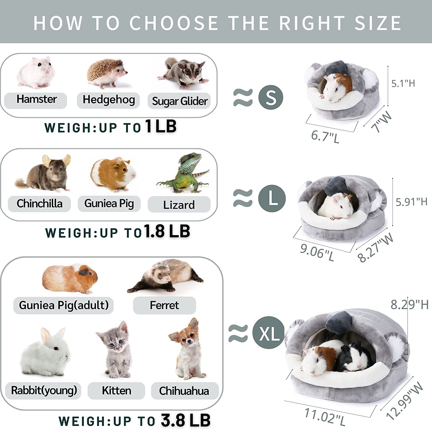 House Cage Accessories Bed Sleeping Bag