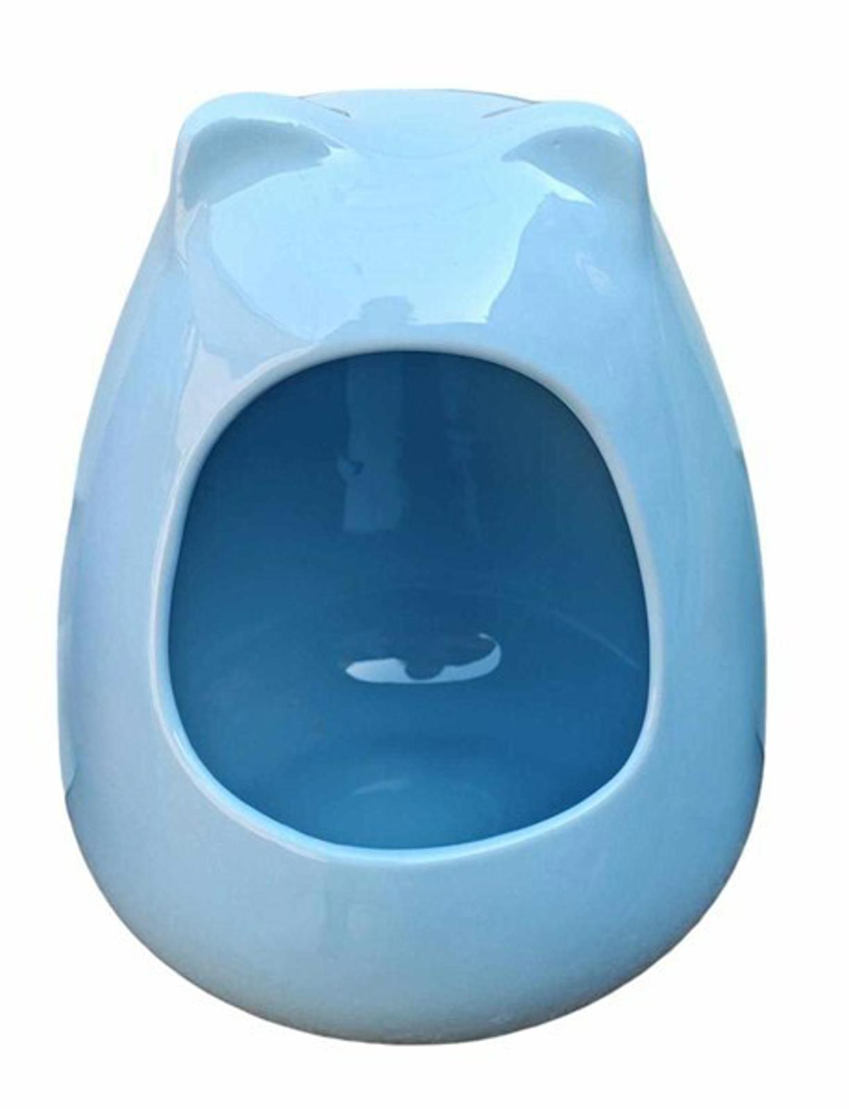 Chinchilla & Small Animal Dust house  X-tra Large Heavy Ceramic (Lavender Blue)