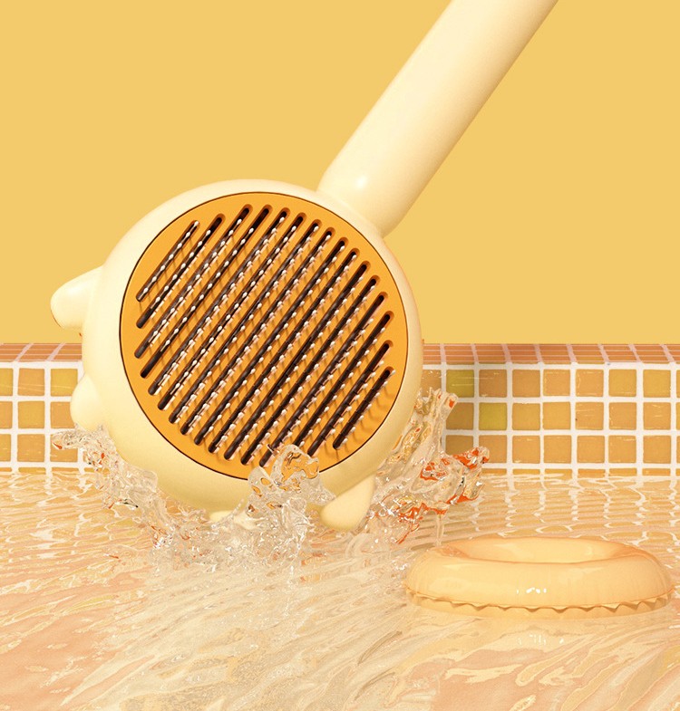 Cat Comb Massager One Tap Fur Punch Out Feature