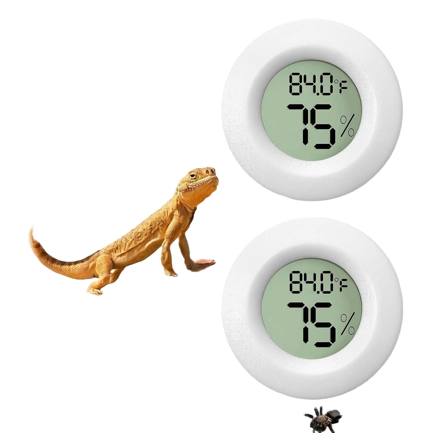 Wags & Whiskers Digital Reptile Thermometer Hygrometer 2 Pack