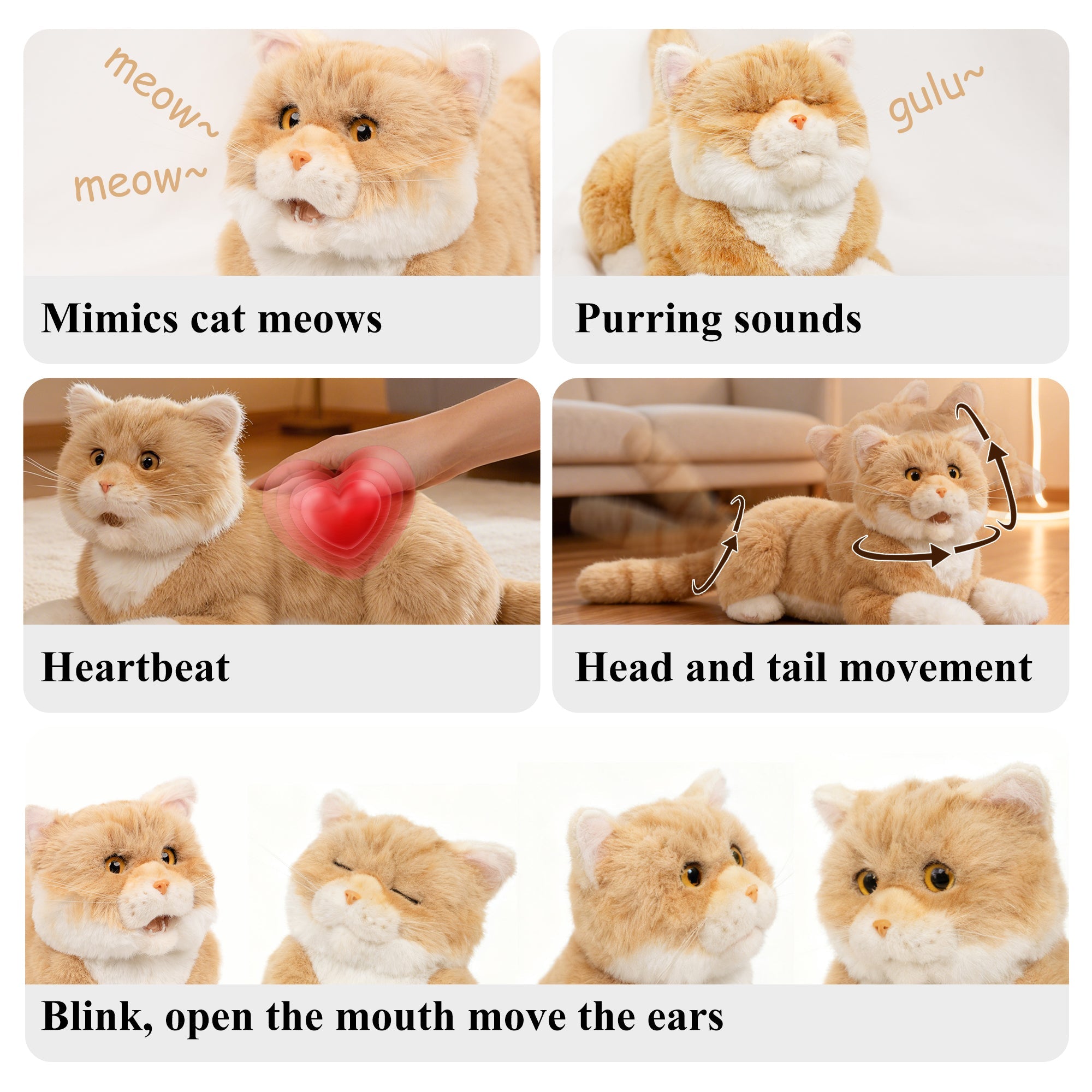 Percy Pro Mate Cat - Interactive Lifelike Companion