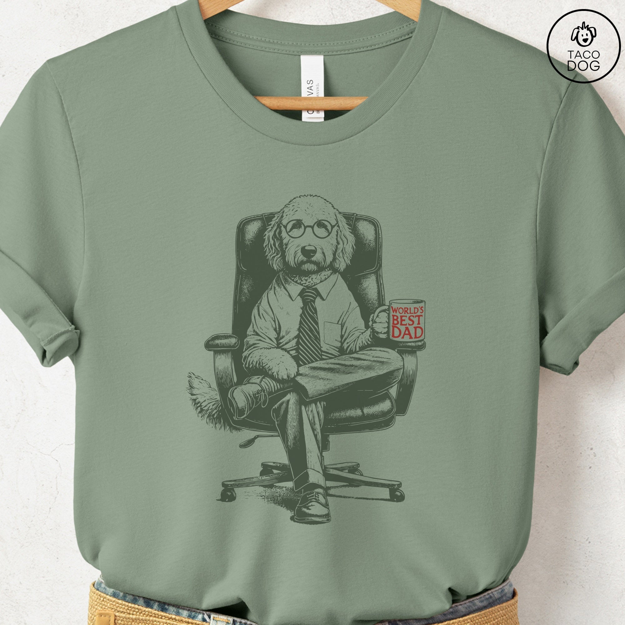 Doodle World's Best Dad Mug T-Shirt