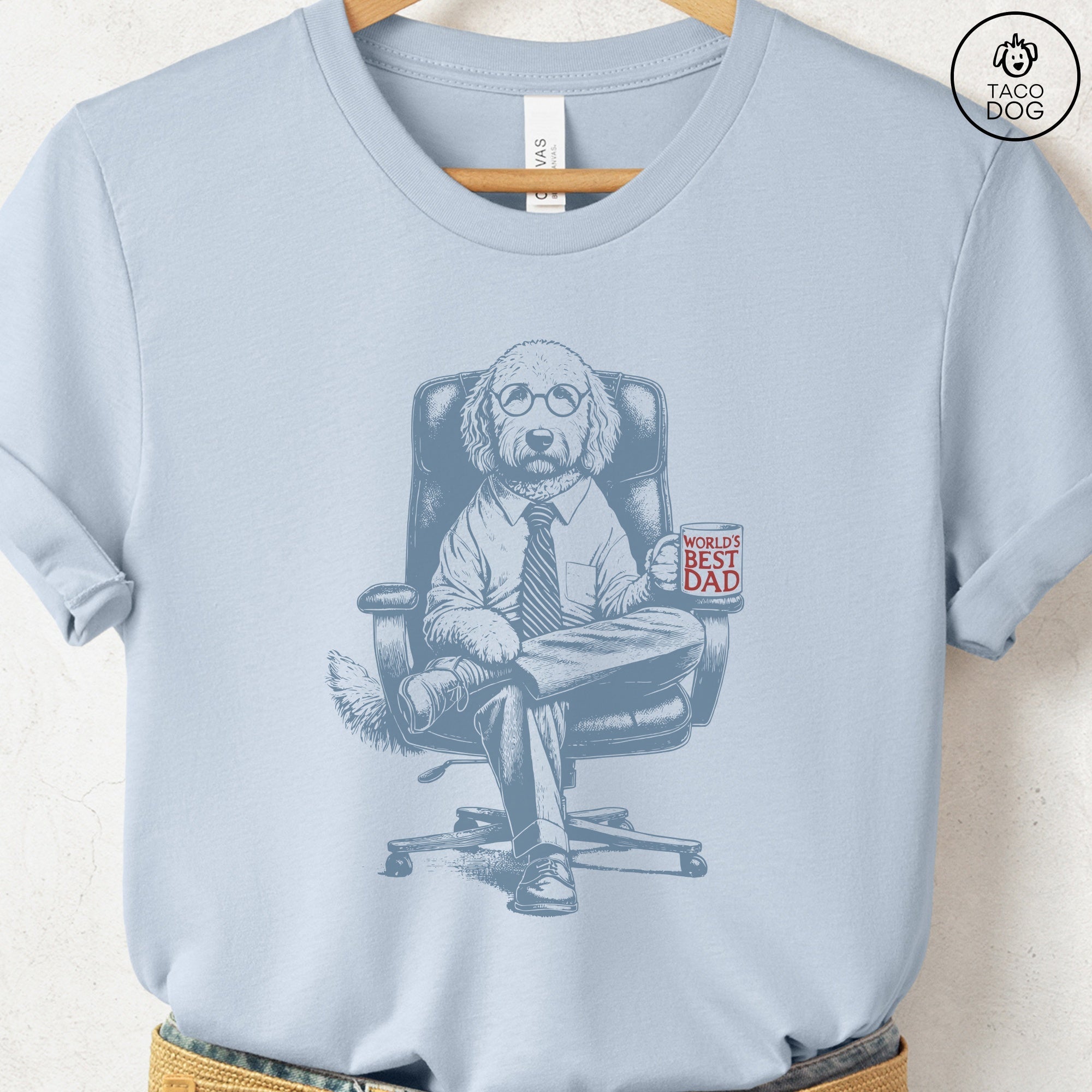 Doodle World's Best Dad Mug T-Shirt