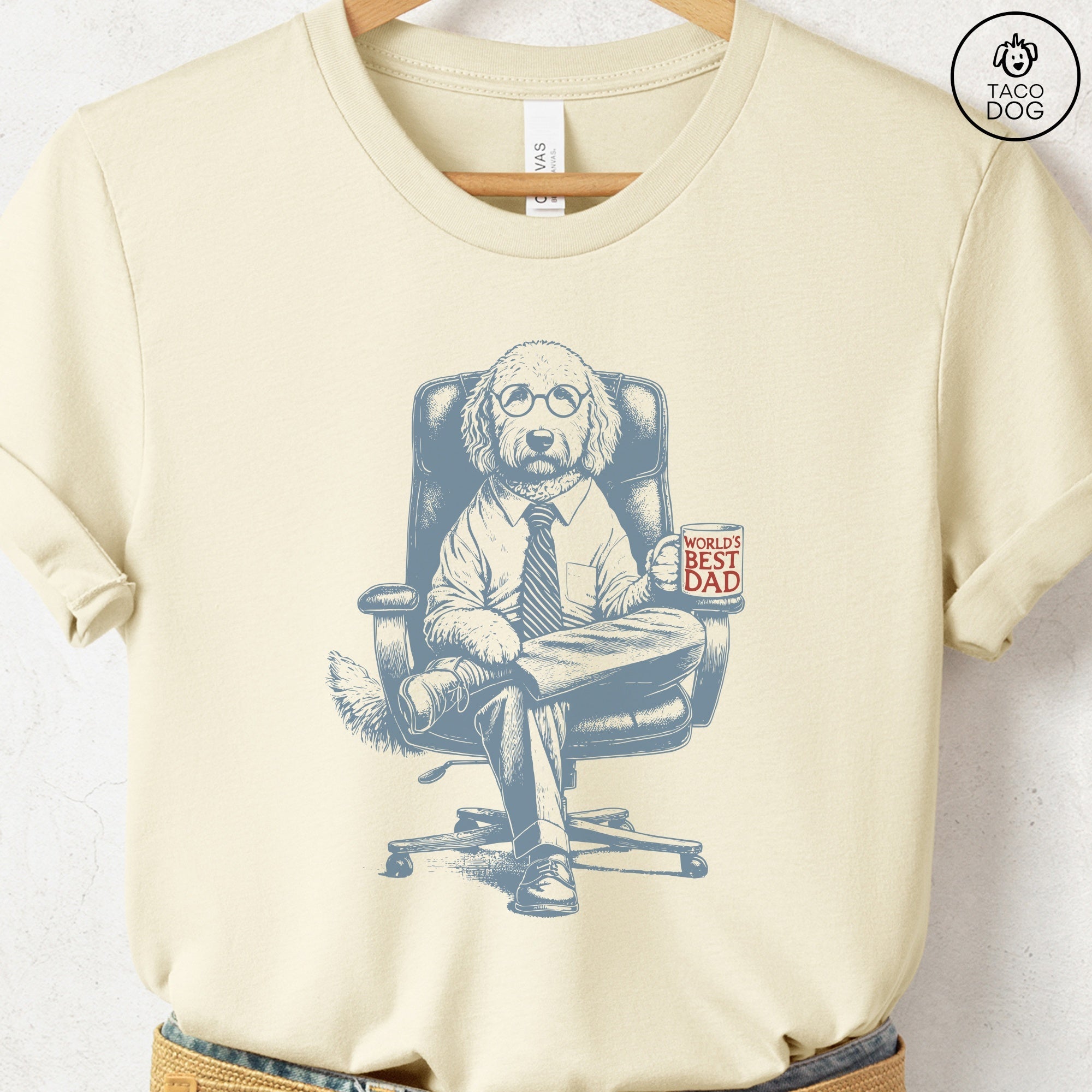 Doodle World's Best Dad Mug T-Shirt
