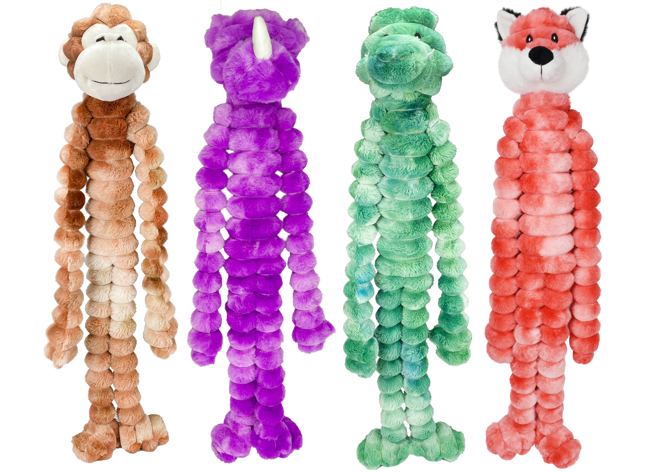 Multipet Crimpy Cuddlerz - Assorted Animals 27"