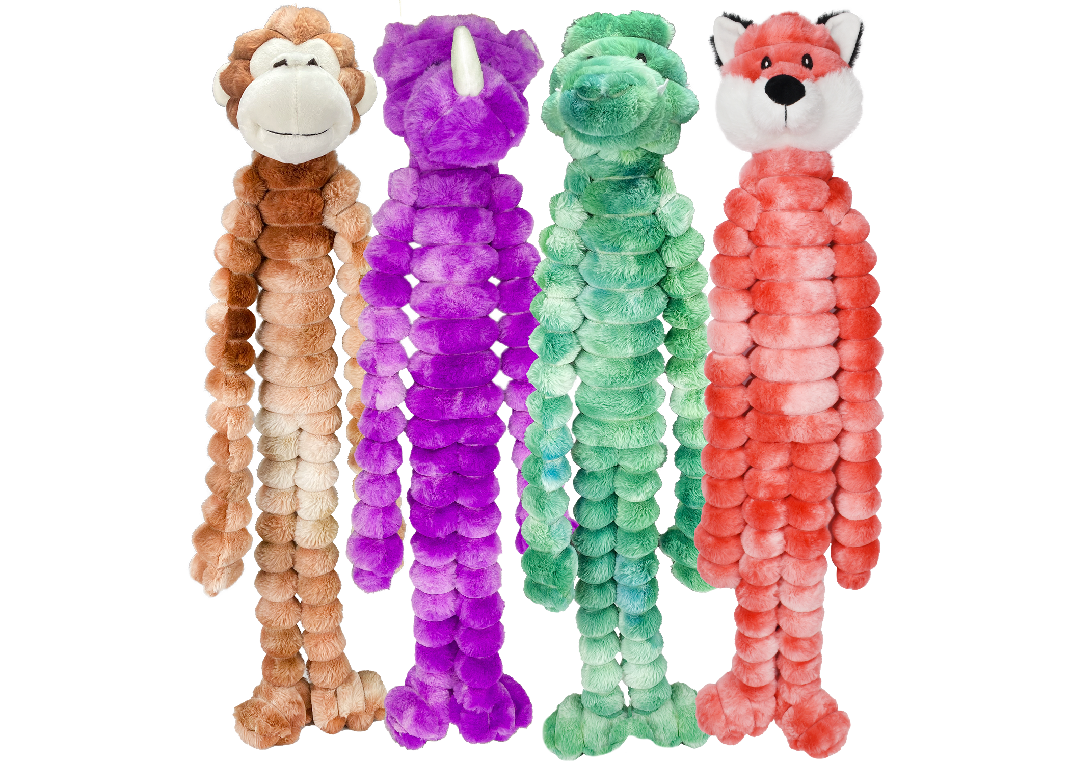 Multipet Crimpy Cuddlerz - Assorted Animals 27"