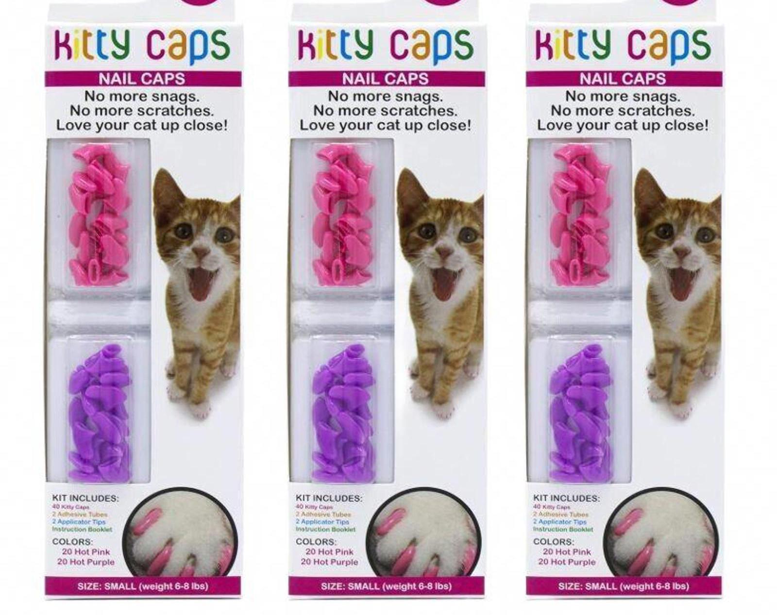 Nail Caps for Cats -Stop scratching kit  Small 2 New Kits