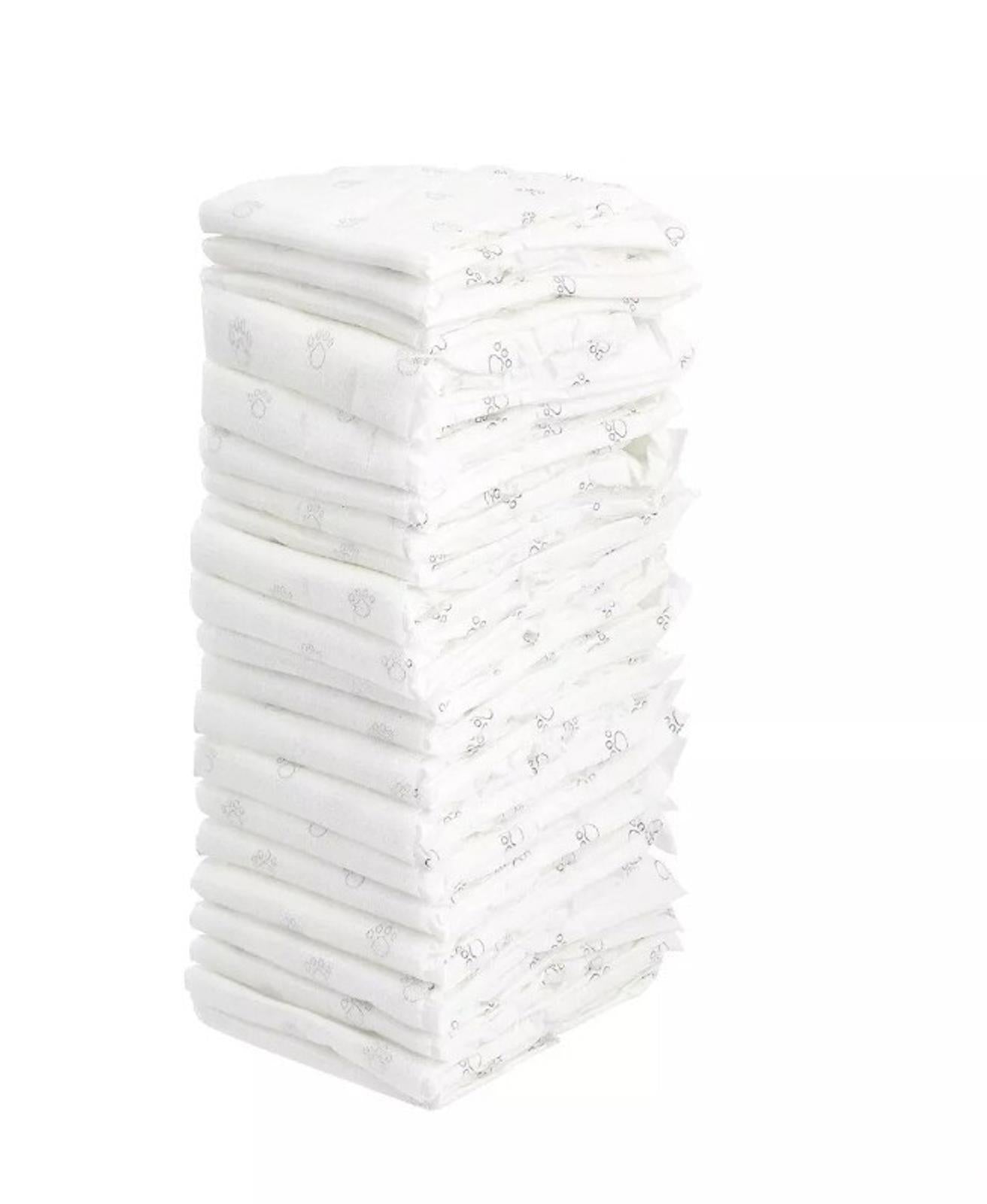 Male Dog Wraps, Disposable - Medium  Pack of 50 Wraps