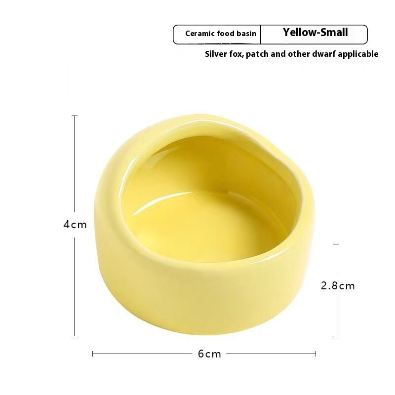 Ceramic Hamster Food Bowl - Small Kitchen Sink Design