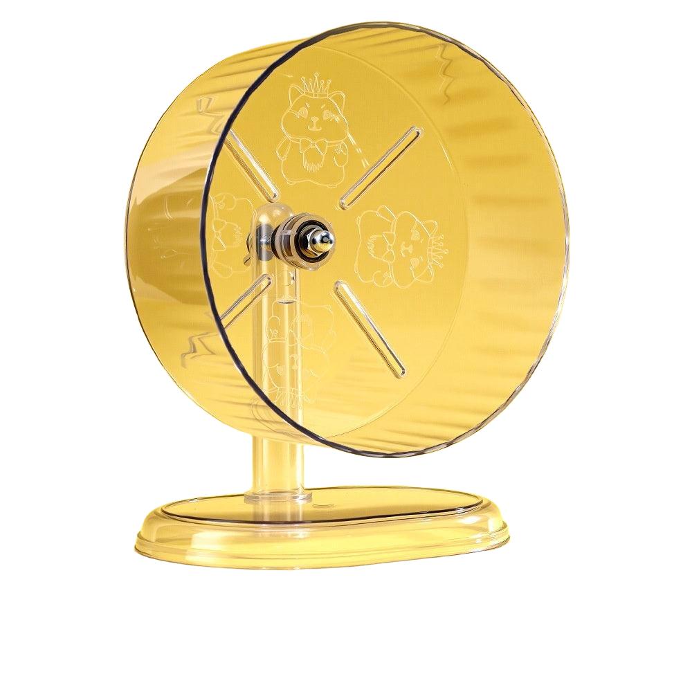 Silent Hamster Exercise Wheel - Transparent Plastic 24cm