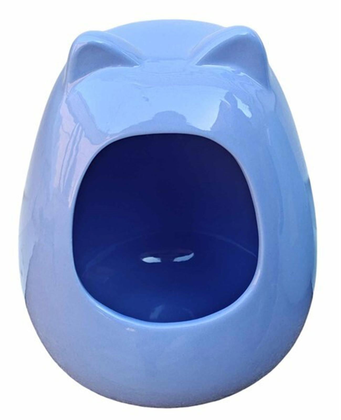 Chinchilla & Small Animal Dust House – X-tra Large Heavy Ceramic (Yellow) by PNC Family FInds