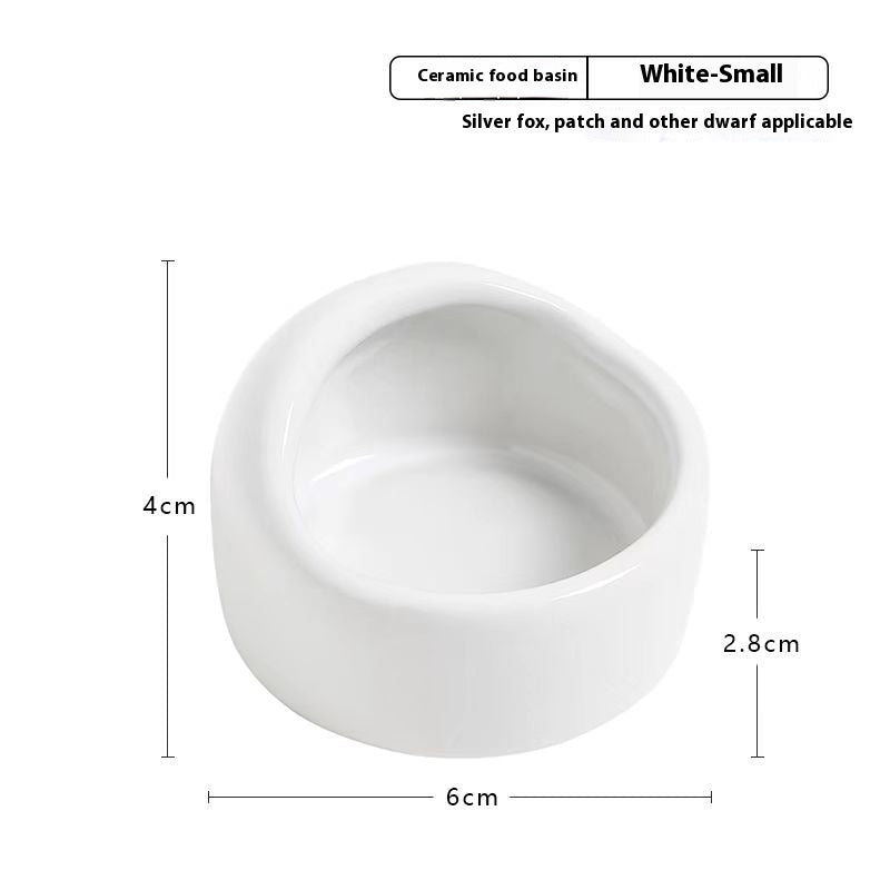 Ceramic Hamster Food Bowl - Small Kitchen Sink Design
