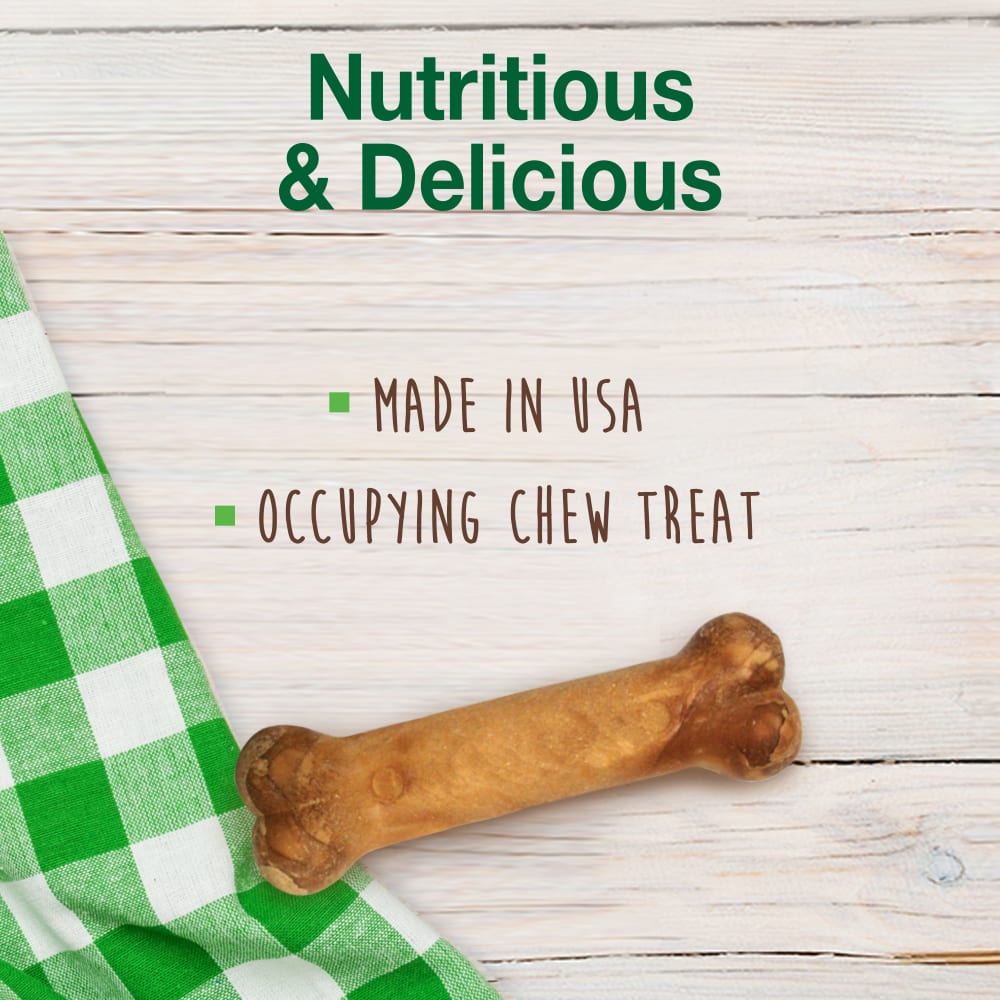 Nylabone Healthy Edibles Bacon Bone Chew Treats (6.2oz)