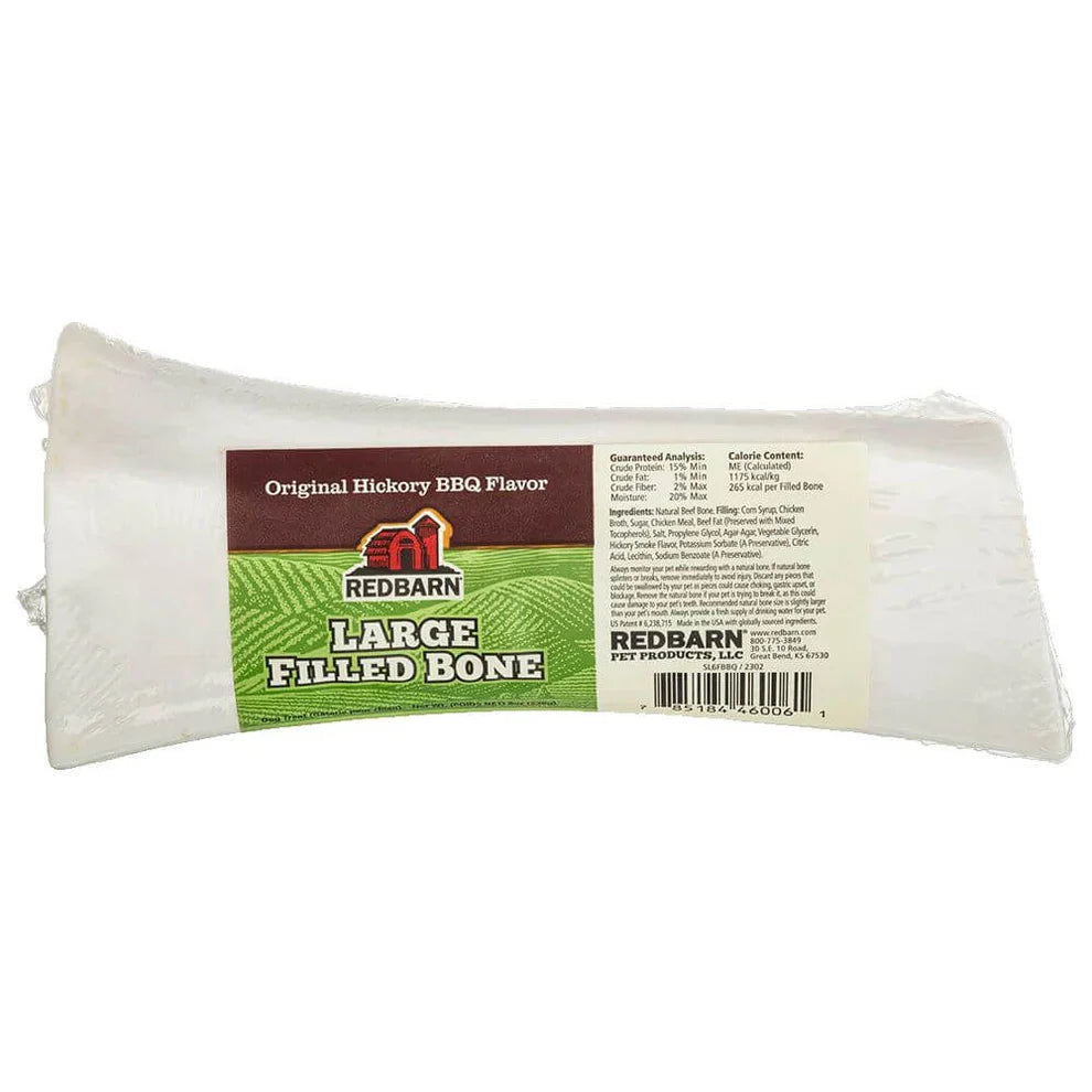 Red Barn Dog Grain Free BBQ Filled Bone (large)