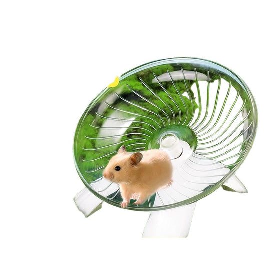Silent Hamster Flying Saucer Exercise Wheel - Plastic Treadmill