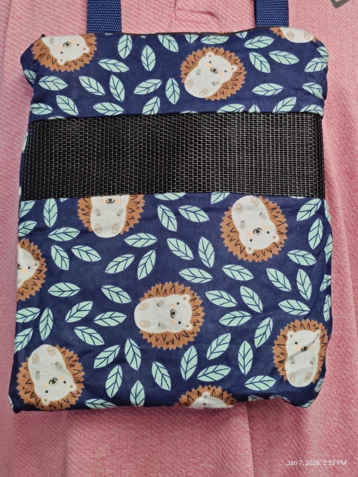 Bonding bags with Mesh, Zipper & Adjustable Strap Machine Washable