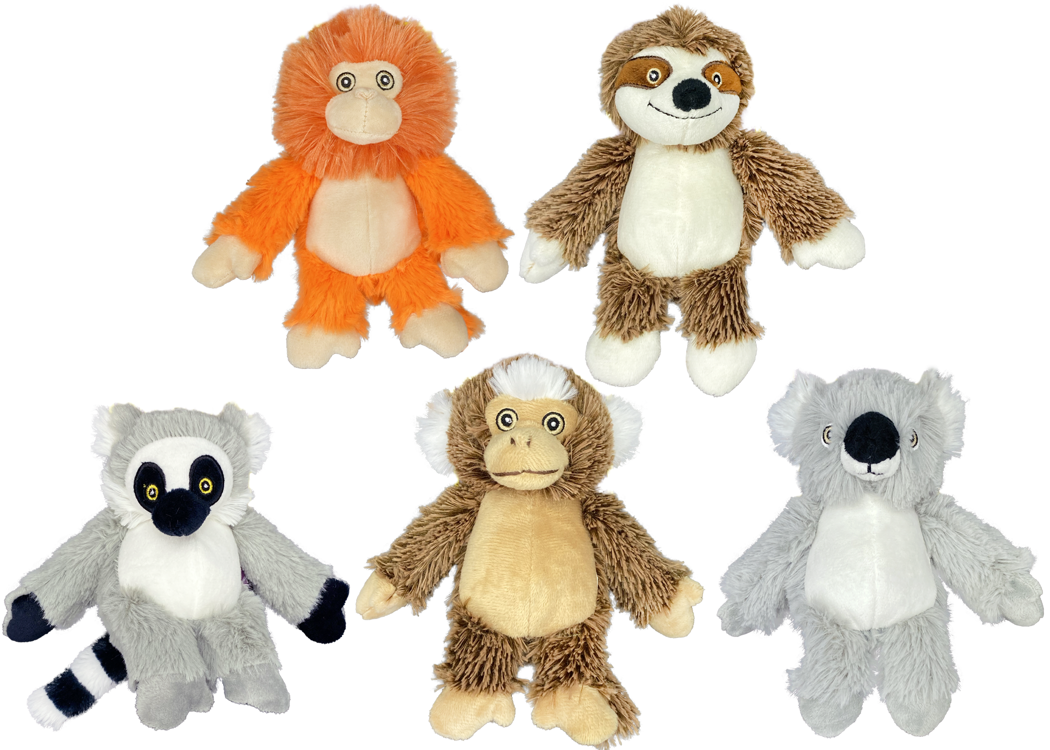 Multipet Minipet Bark Buddies - Assorted Animals (6")