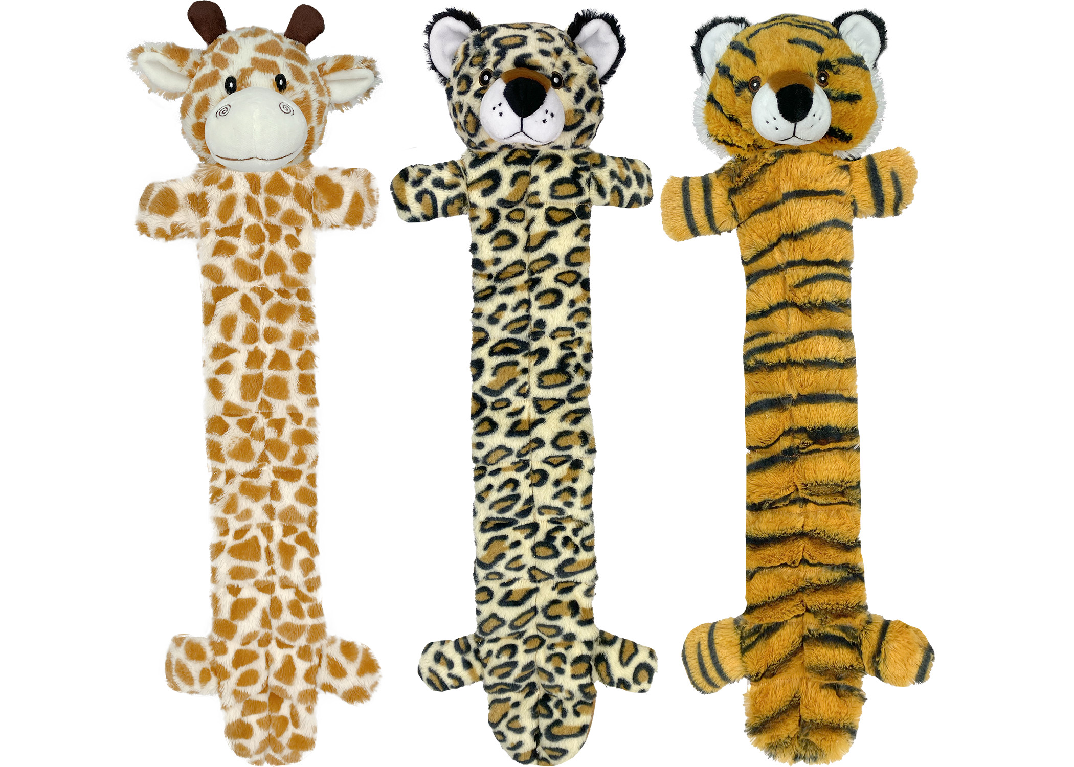 Multipet Safari Squeaker Mat - Assorted Animals (24")