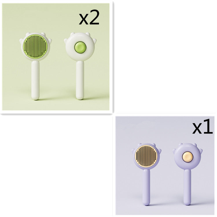 Cat Comb Massager One Tap Fur Punch Out Feature