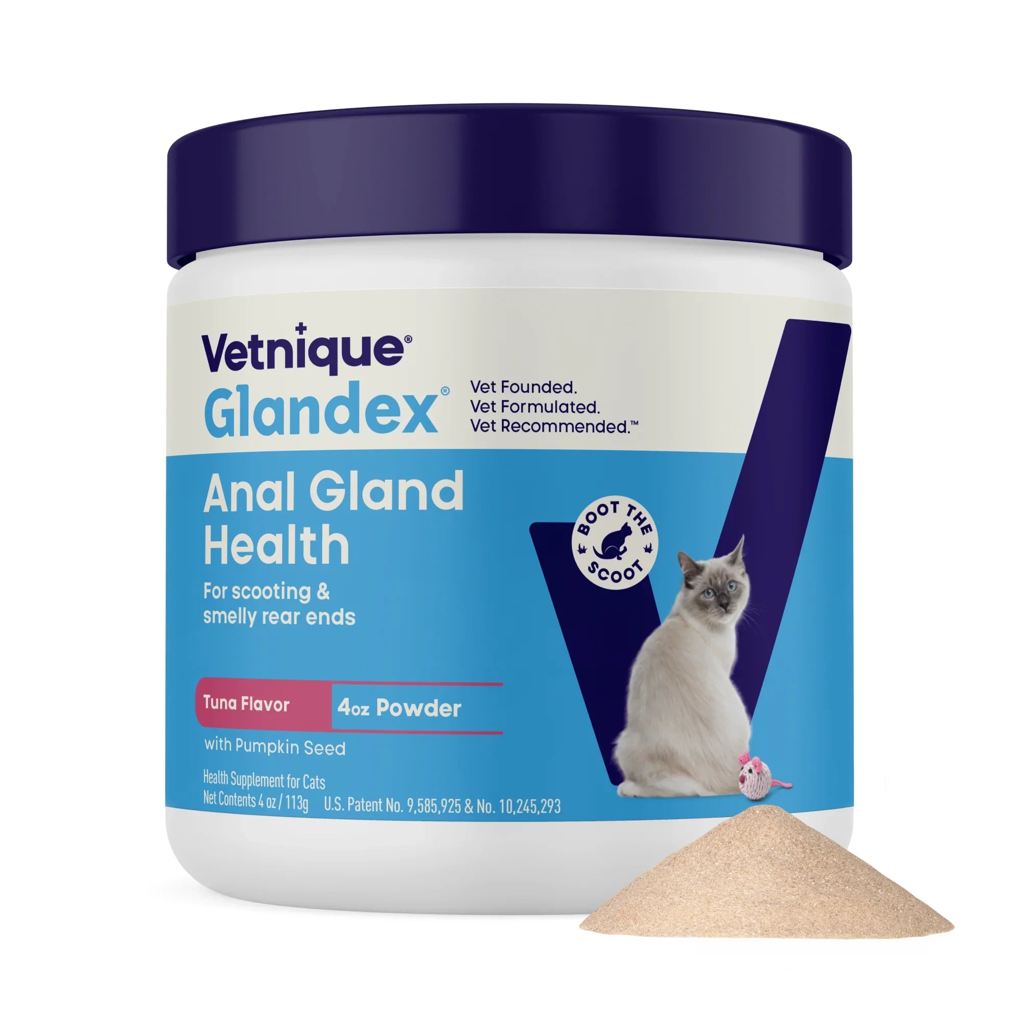 Glandex Feline Anal Gland Support Tuna Flavored Powder (4oz)