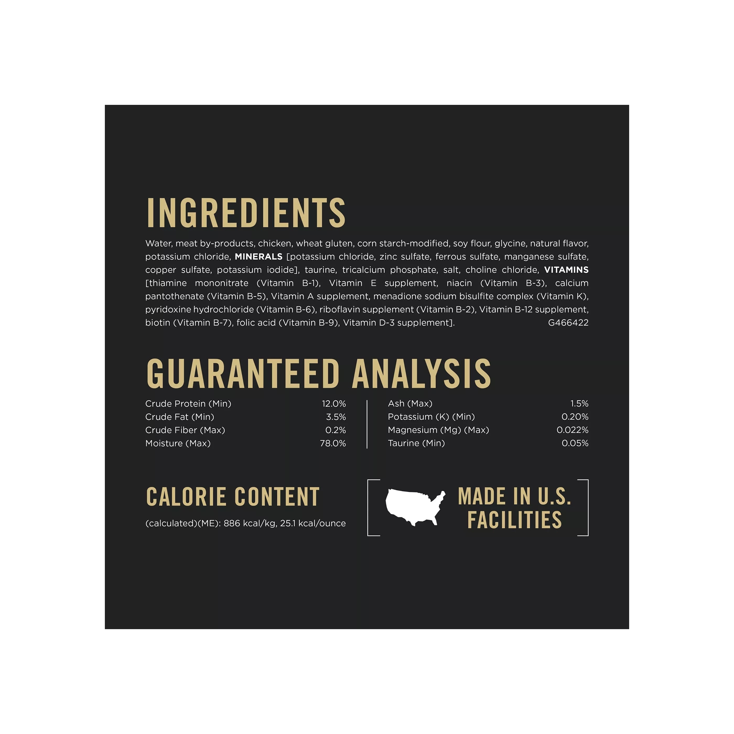 Pro Plan Pro Plan Urinary Tract Health Formula Chicken Entrée In Gravy Wet Cat Food (3oz)