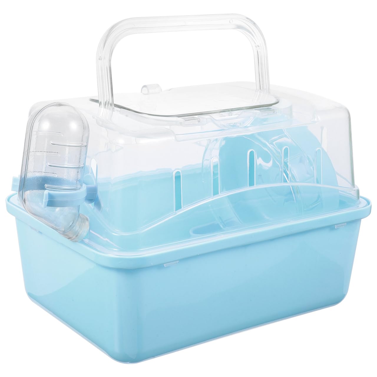 Totority Panoramic Sunroof Hamster Carrier - Sky Blue Plastic