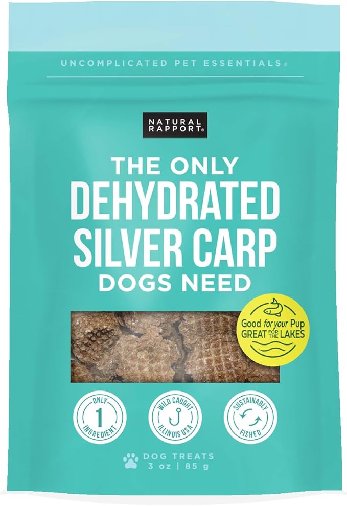 Natural Rapport The Only Dehydrated Silver Carp Dogs Need (3oz)