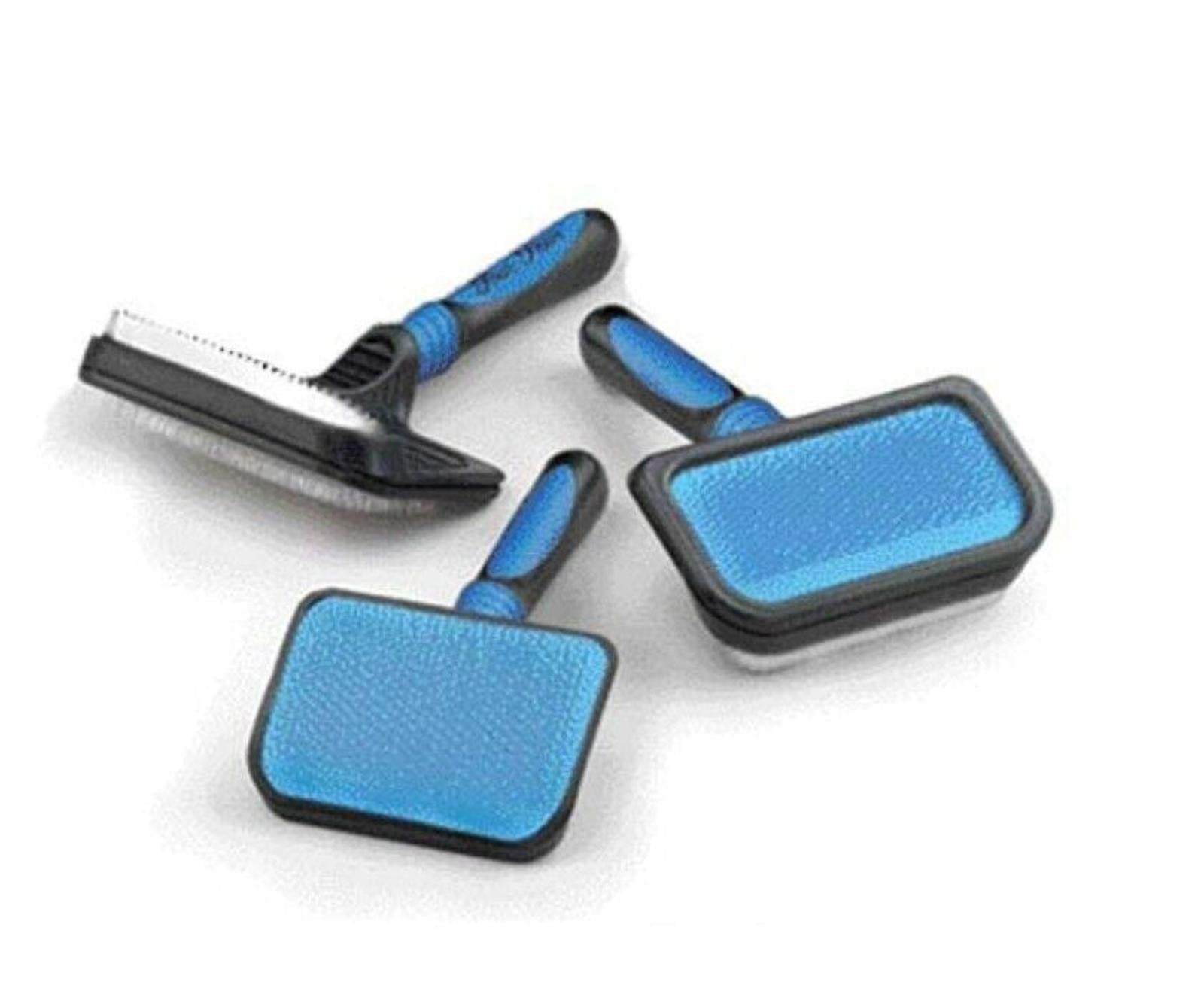 Four Paws Ultimate Touch Pro 2 in 1 Slicker Brush with Shed 'N Blade for Dogs an