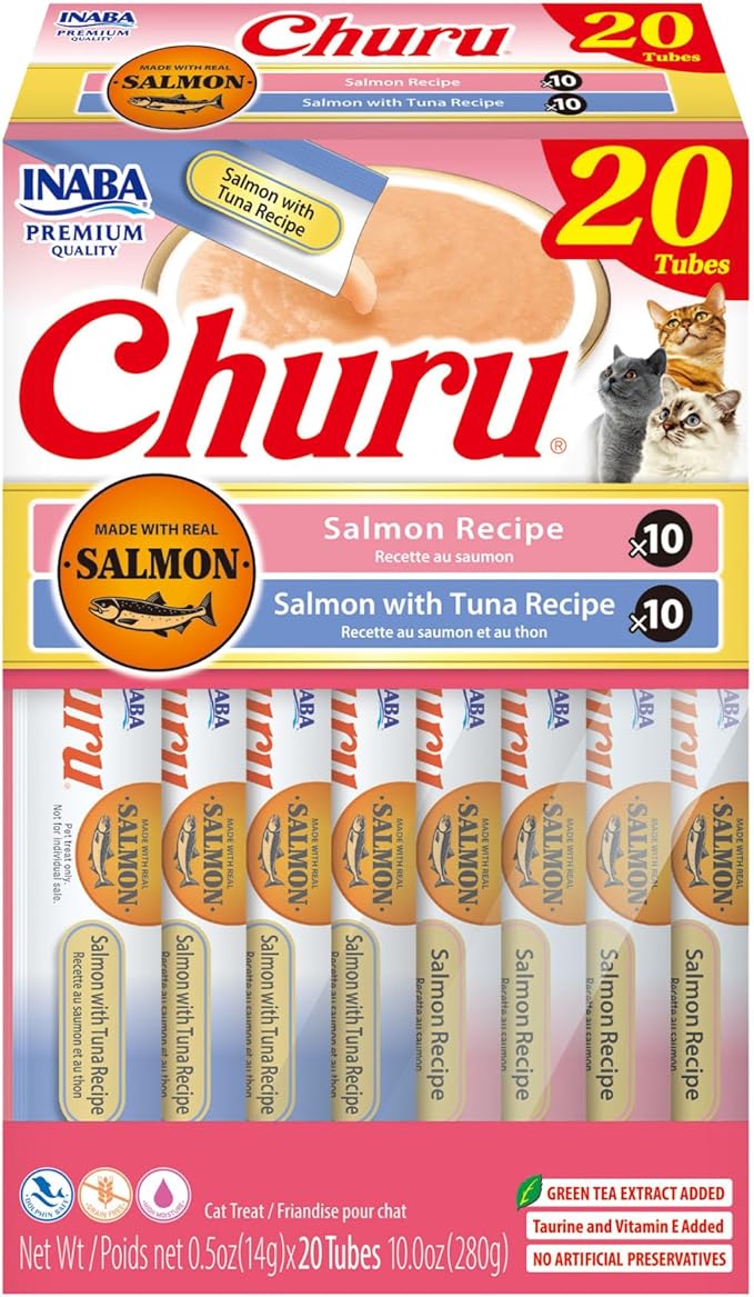 Inaba Churu Salmon & Tuna Cat 20ct (0.5oz)