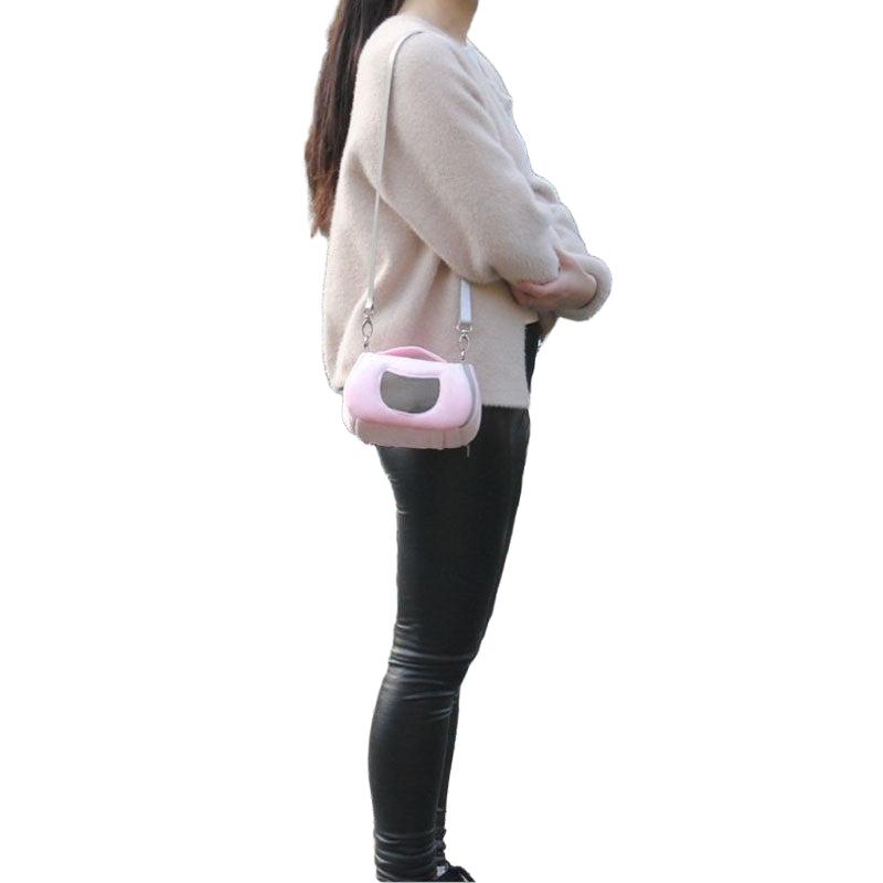 Portable Hamster Cage Backpack with Zipper Pocket