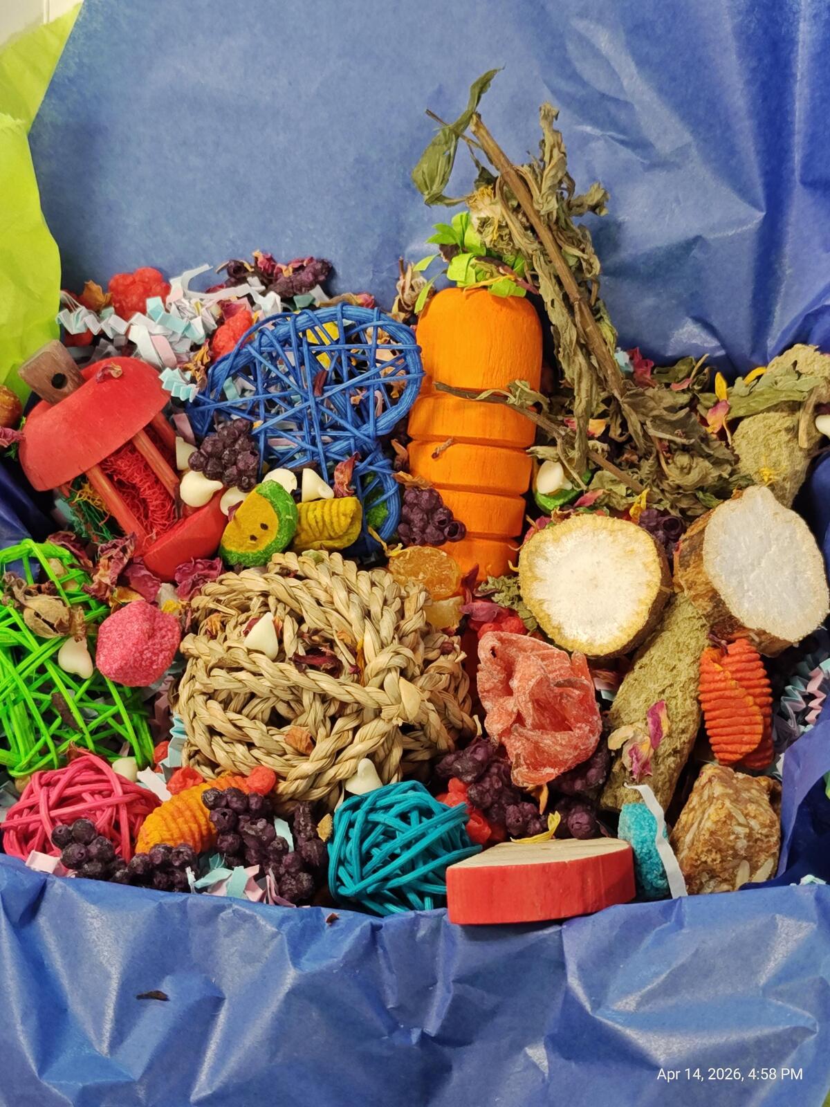 Play & Chew Rodent Fun  "No More Boredom" Box - Rats, Mice, Gerbils, Hamsters...